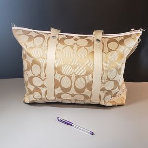 Extra Large Coach Tan Bag - Brand New